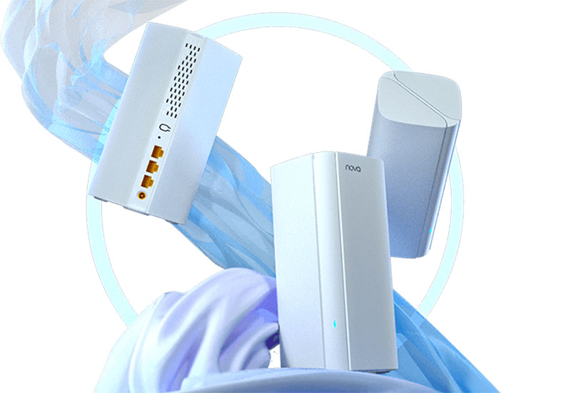 Tenda EX12 3-Pack Mesh Dual-band (2.4 GHz/5 GHz) Wi-Fi 6E (802.11ax)