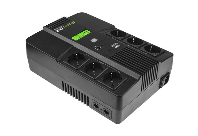 Green Cell UPS07 UPS AiO 800VA 480W 9 Ah