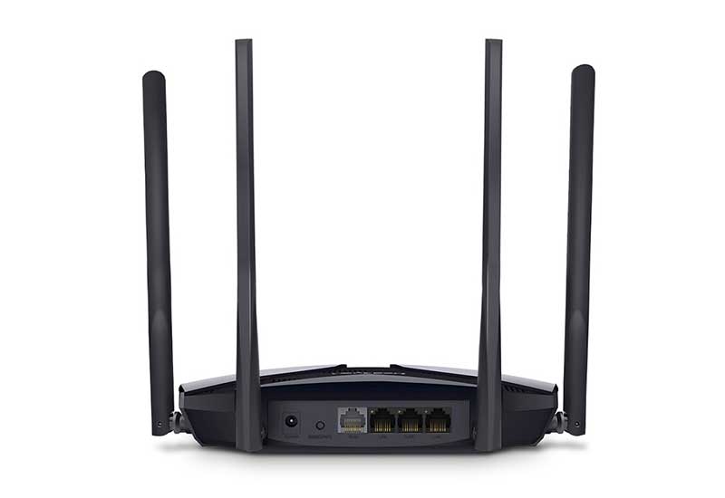 Mercusys MR1800X wireless router AX1800, Wi-Fi 6, 4x GE