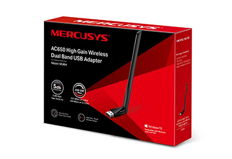 Mercusys MU6H Wireless USB dual band adapter 2.4/5 GHz AC650