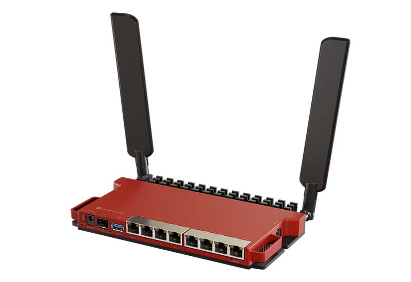MikroTik L009UiGS-2HaxD-IN wireless router Wi-Fi 6 AX574 8x GE, 1x SFP, 1x USB 3.0