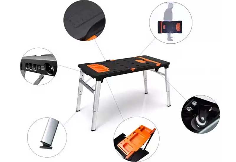 Opton WIS0731 floding workbench 4 in 1