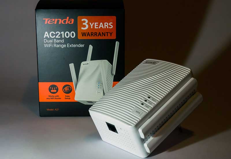 Tenda A21 Wi-Fi range extender (repeater) AC2100 1x GE